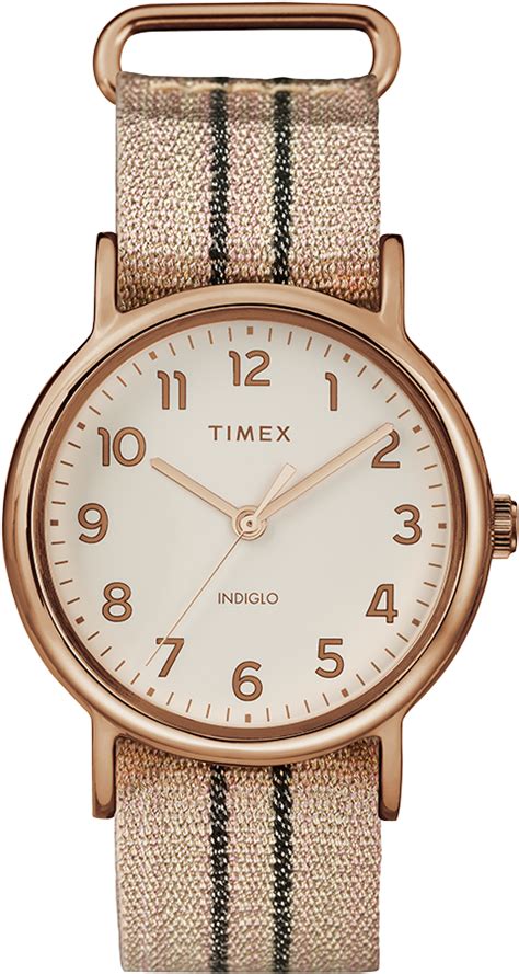 timex weekender 38mm metallic fabric strap watch|timex weekender central park.